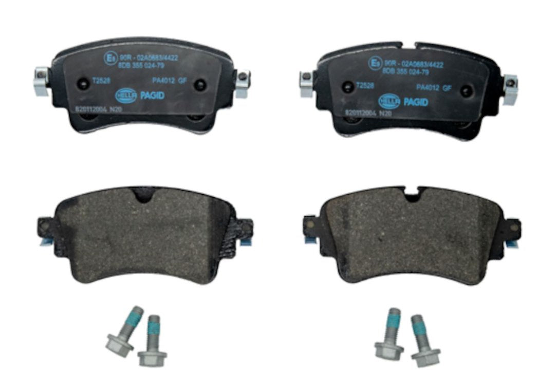 Hella Pagid 355024791 Low-Metallic Disc Brake Pad Set