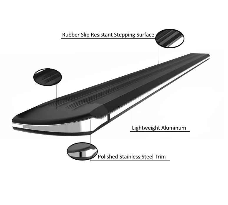 Black Horse Offroad EX-G770 Exceed Equinox/Terrain Running Boards