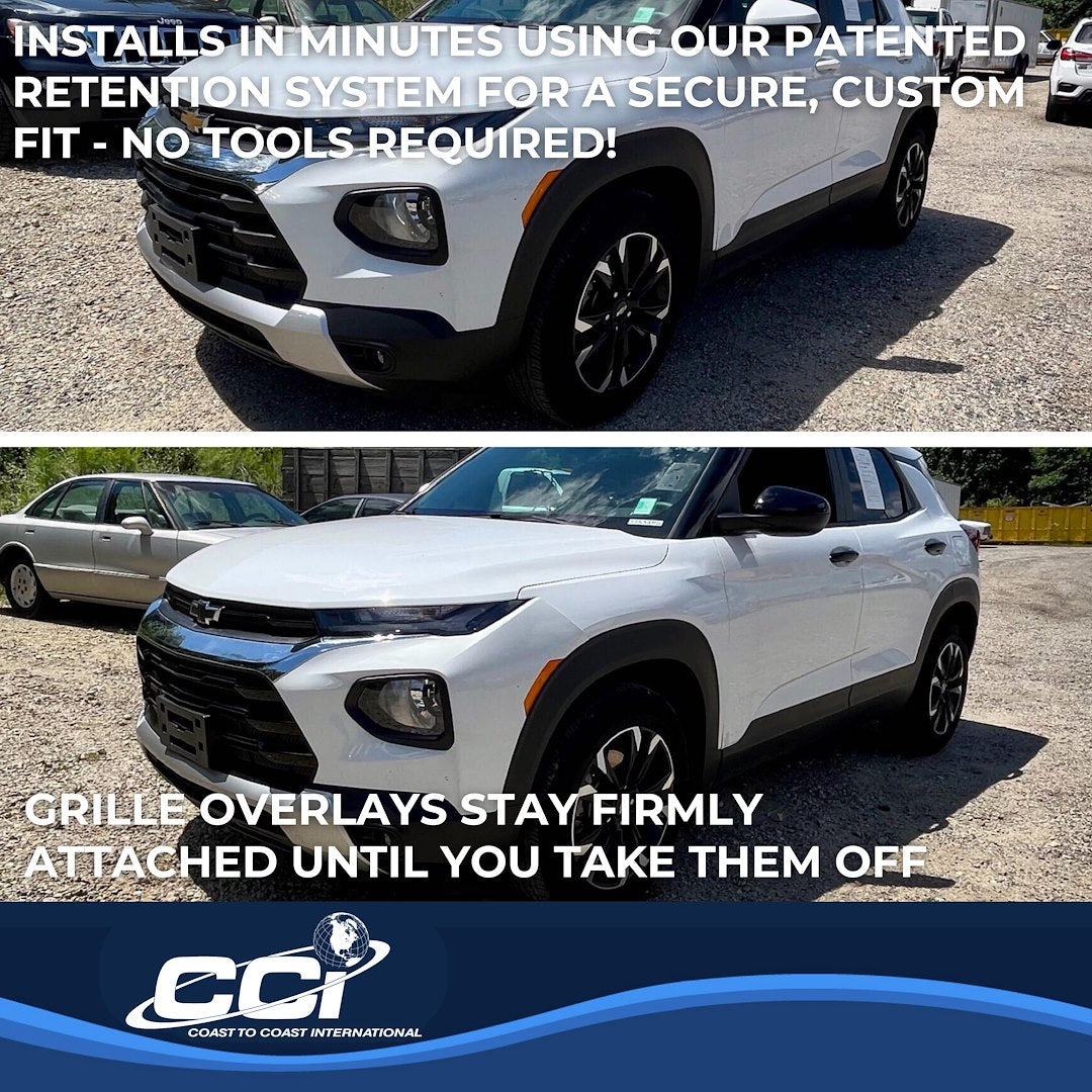 Coast To Coast GI180 Chrome Trailblazer Grille Overlay - image 4