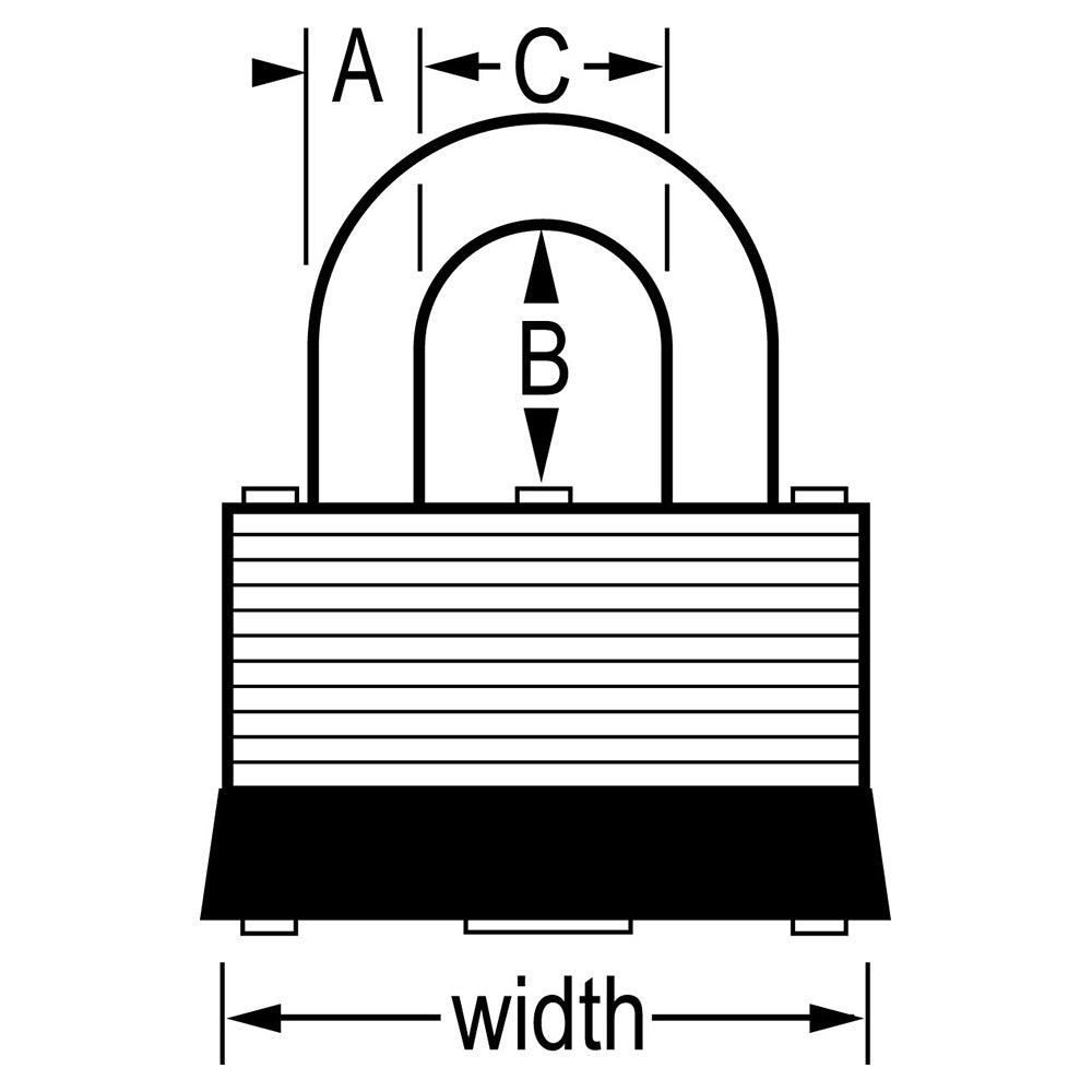 MASTERLOCK Master Lock Starter Sentry Padlock (510D)