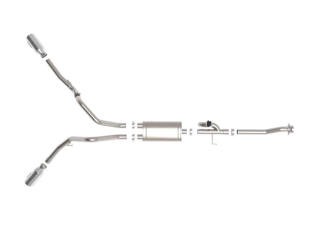 Advanced FLOW Engineering Gemini XV Cat-Back System Single Dual Exhaust System Kit 49-33129-P - image 2