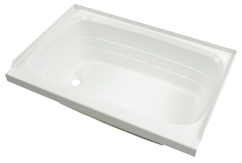 Lippert Better Bath 209653 24" x 36" RV Bathtub – Left Hand Drain