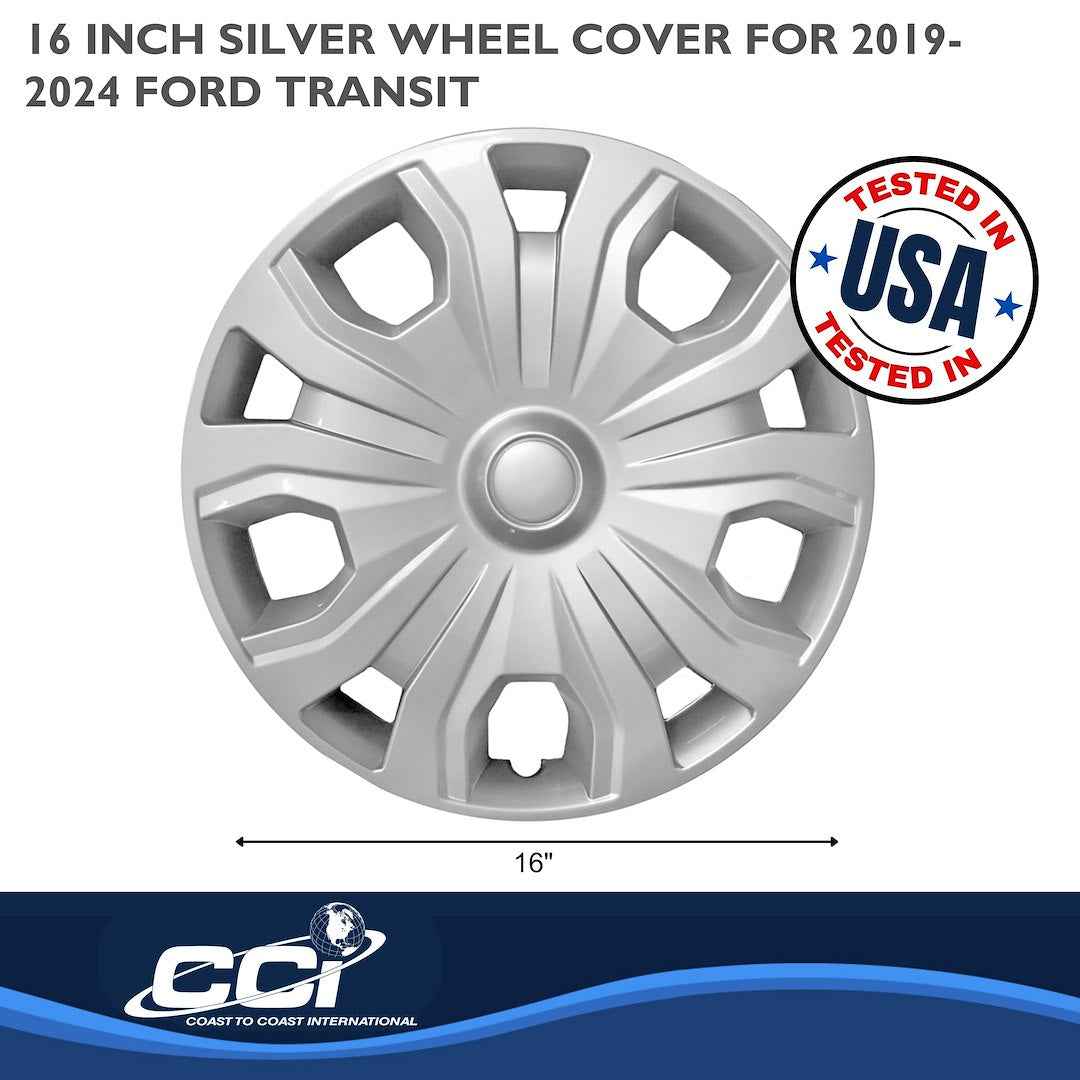 Coast To Coast 54316S Transit Silver Split-Spoke Covers