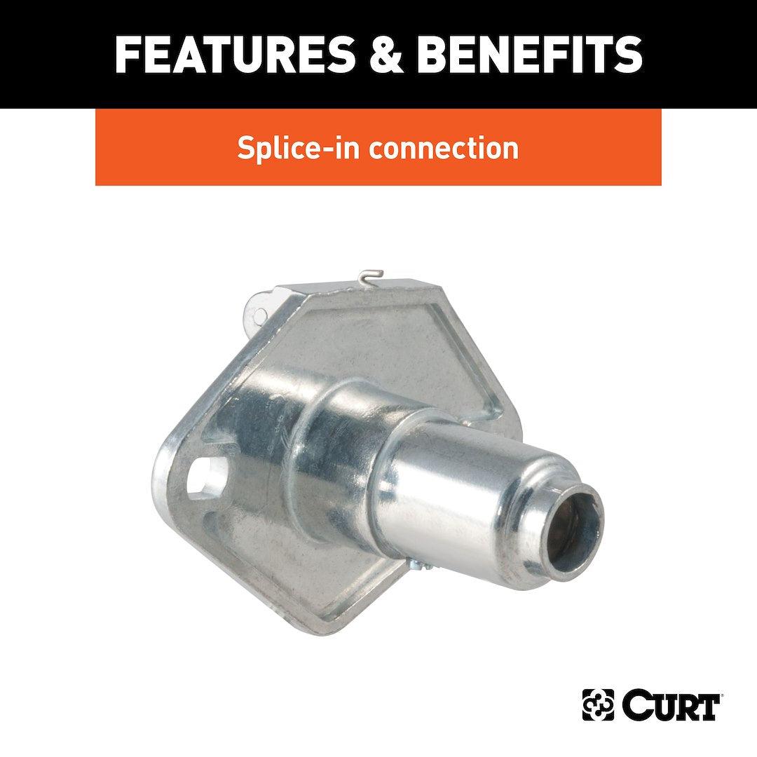 CURT Semi-universal 6 Pin Trailer Wiring Connector (58091)
