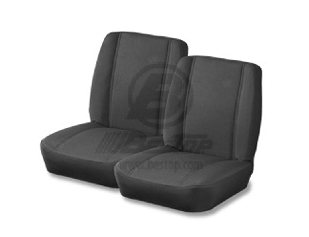 Bestop 39429-01 Black Vinyl Front Bucket Seat - image 1