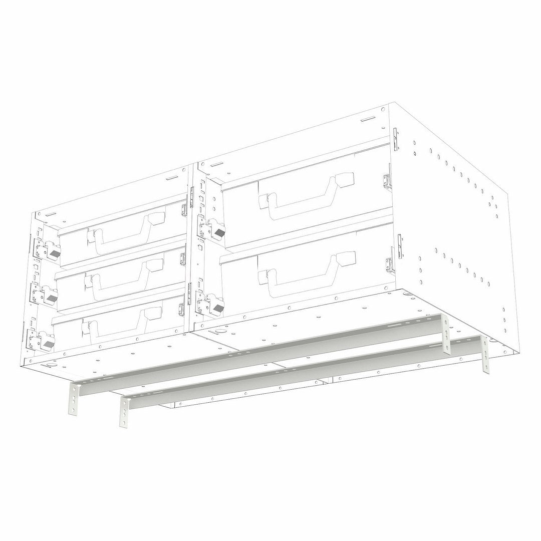 Rolacase Rsbar/80 Cabinet Shelf Support Bar