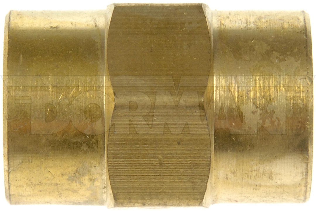 Dorman 785-080 Brass Straight Coupling, 1/8-Inch End - image 1
