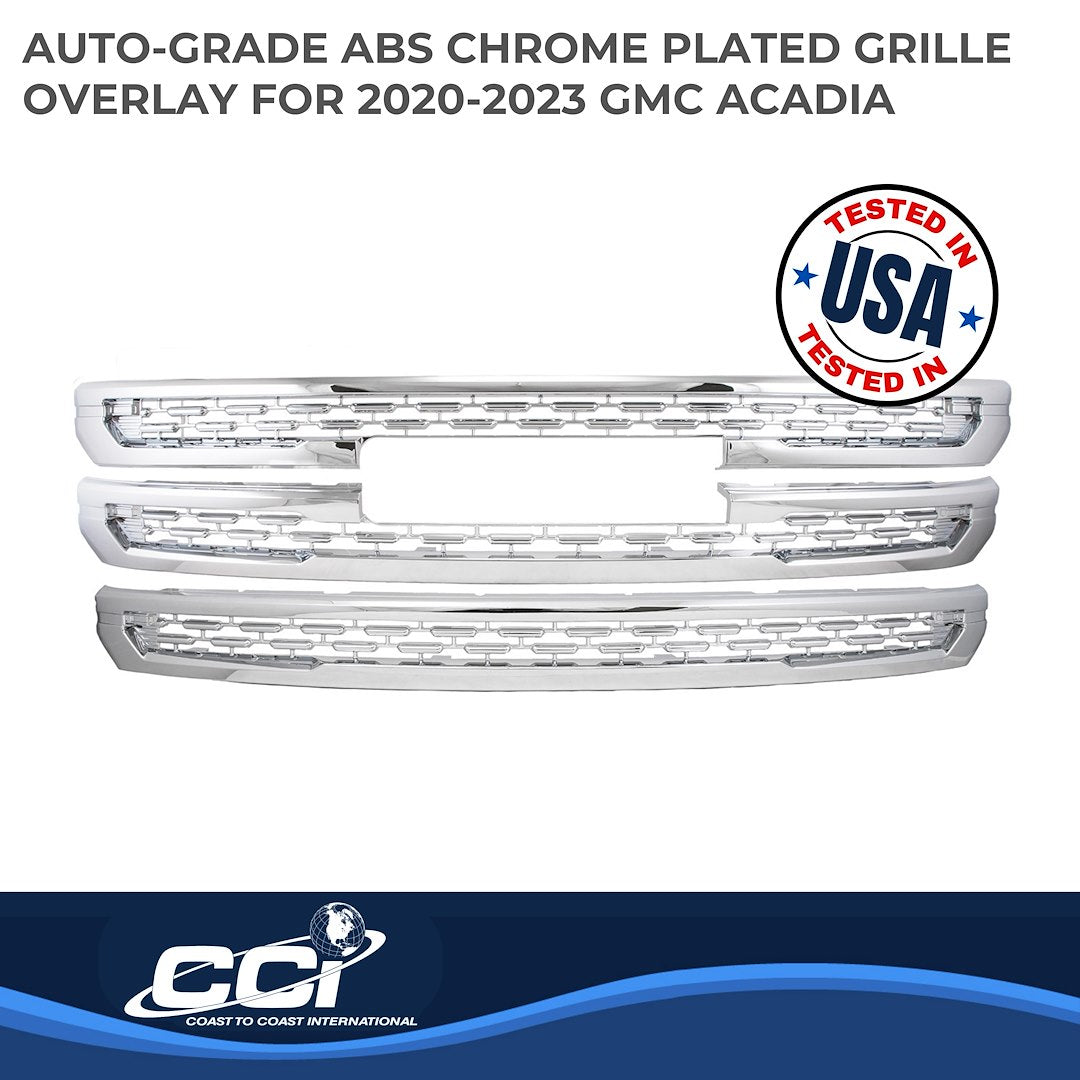 Coast To Coast GI175 Chrome Acadia Bar Grille Overlay - image 2