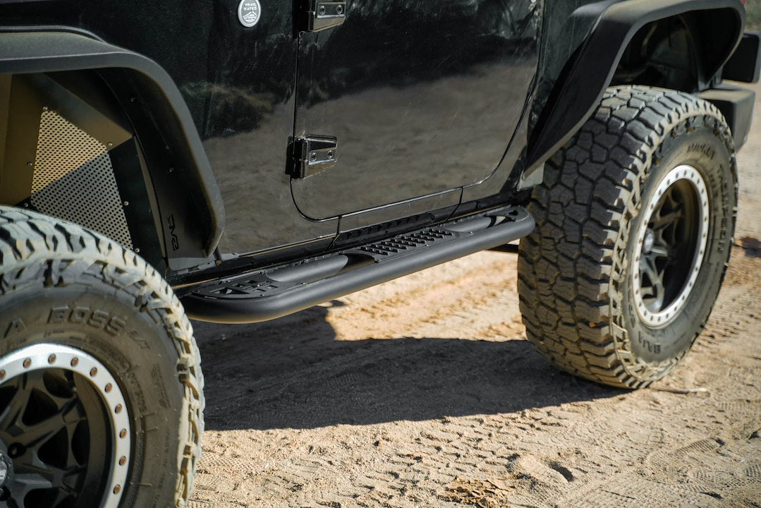 DV8 Offroad SRJK-09 OE Plus Wrangler JK Step Bars