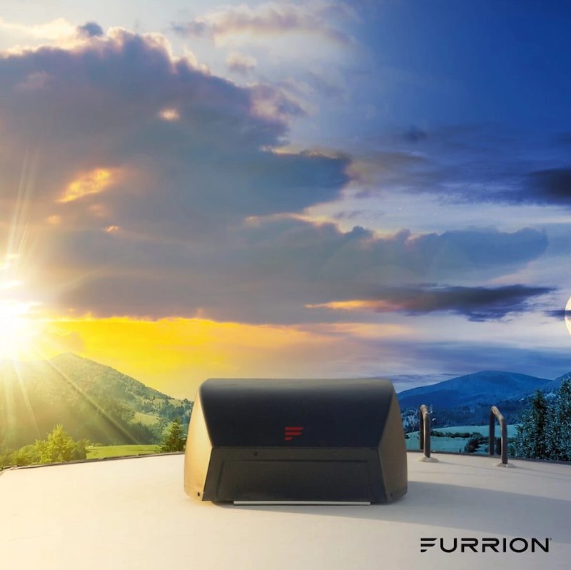 Furrion 2025008217 Chill Cube 18K Climatiseur de VR noir avec pompe à chaleur