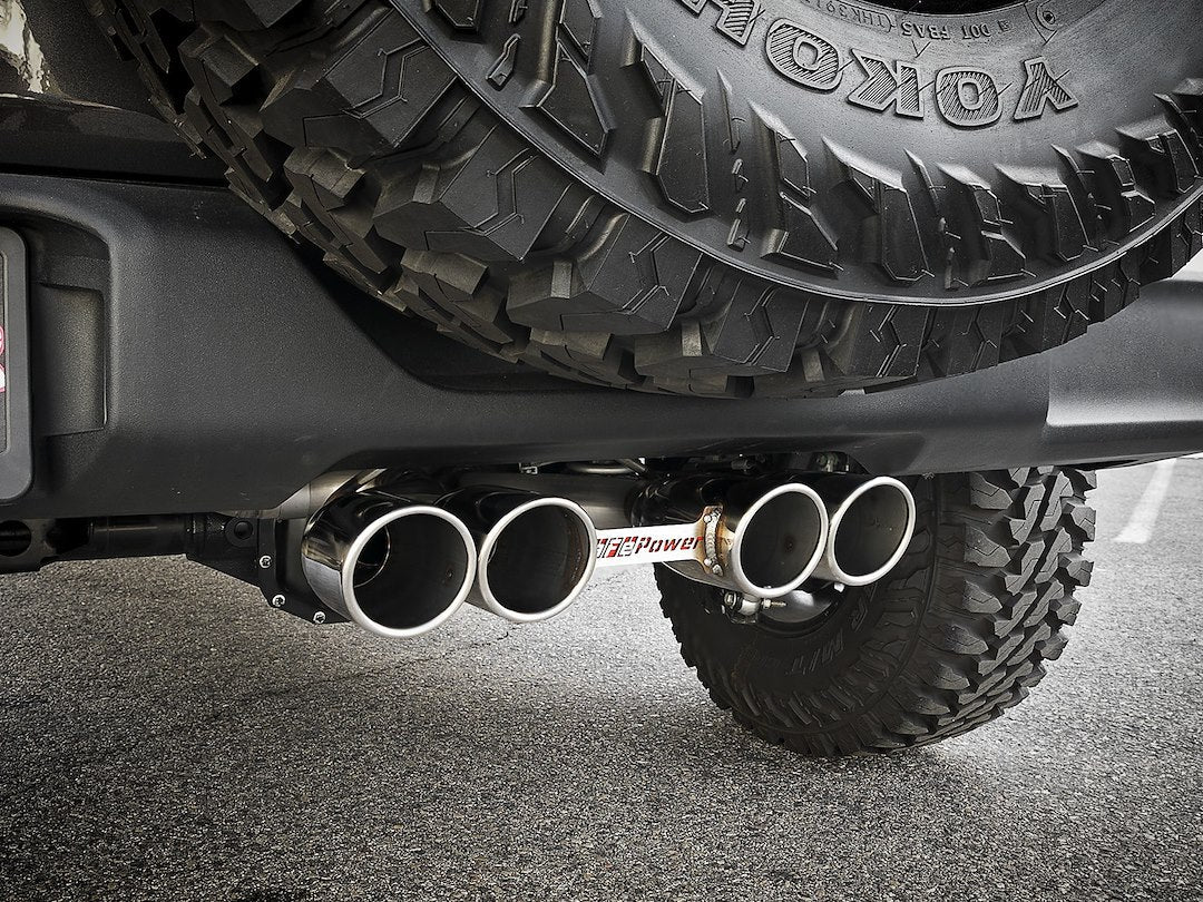 Advanced FLOW Engineering Rebel Cat-Back System Single Quad Exhaust System Kit 49-38071-P - image 6