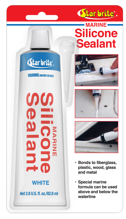 Star Brite 2.8 Ounce White Paste Caulk Sealant (082101)