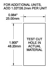 Blue Sea 8260-Bss Switch Plate Cover Mounting Bracket - image 2
