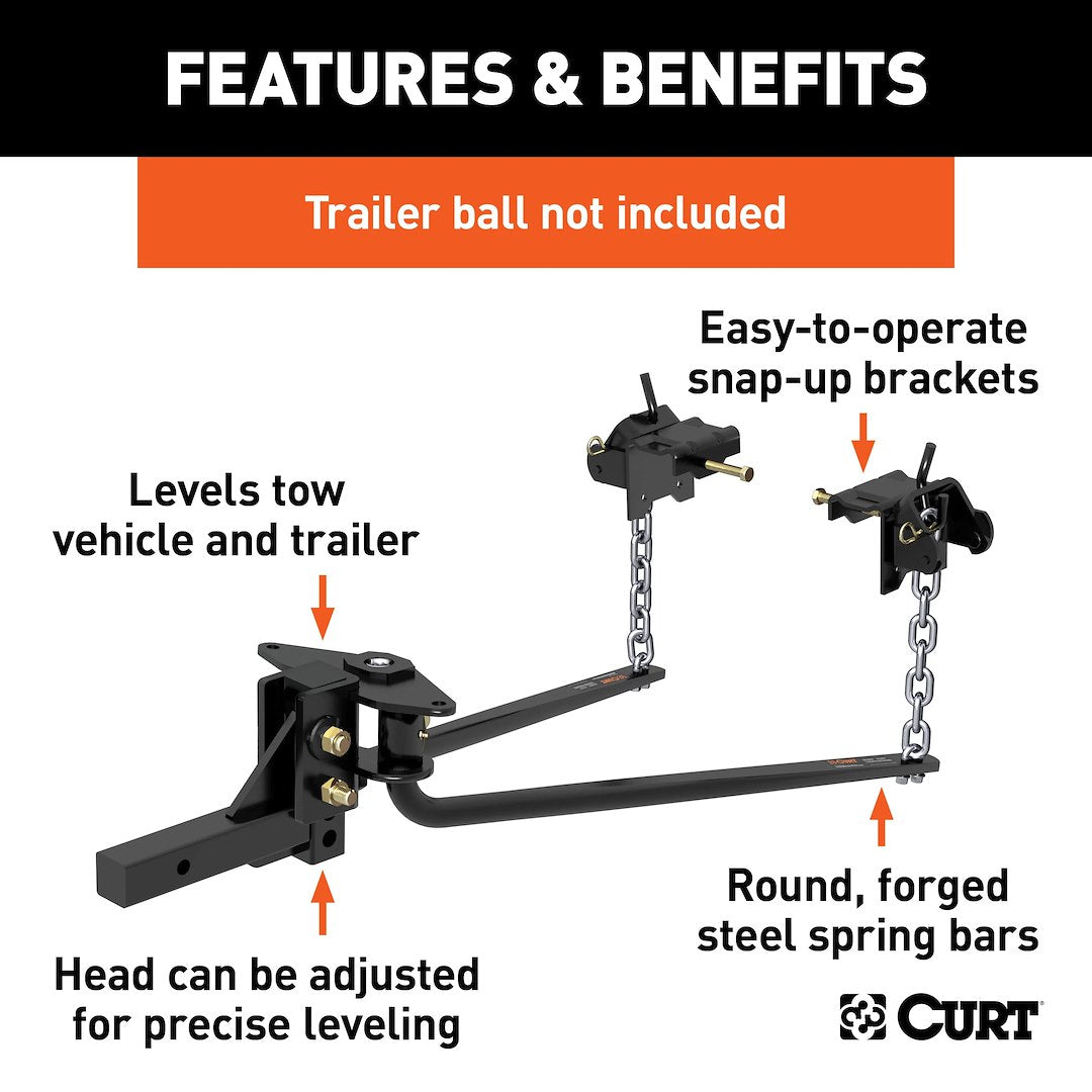 Curt 17050 Weight Distribution Hitch - image 2