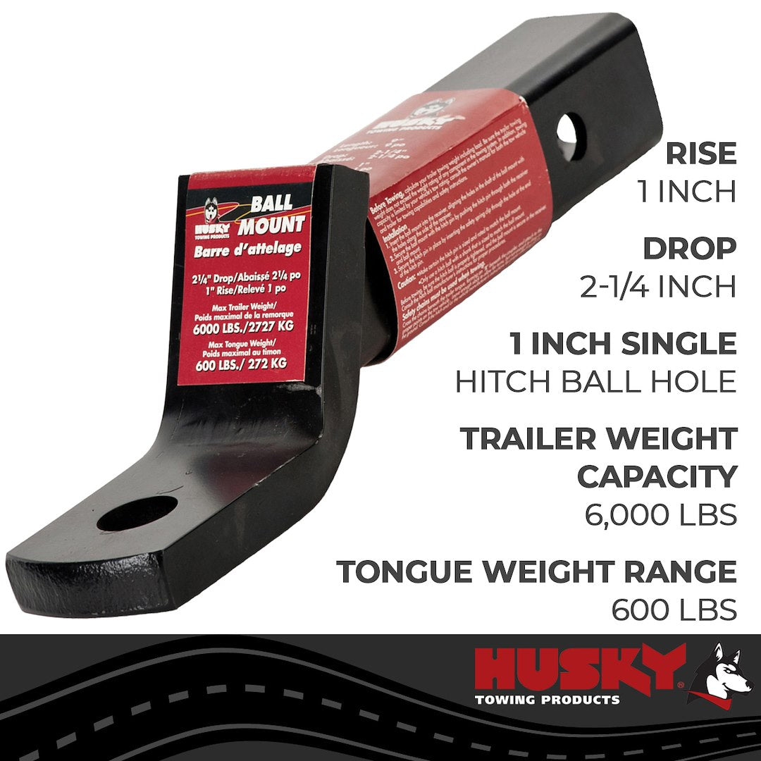 Husky Towing 31360 Trailer Hitch Ball Mount - image 3