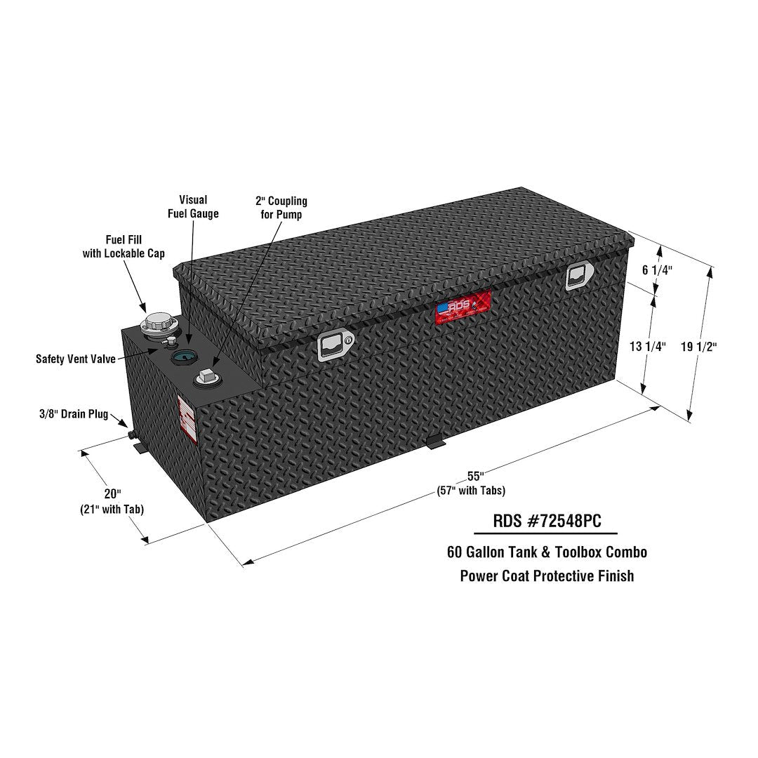 Rds Tanks 72548pc Liquid Transfer Tank - image 3