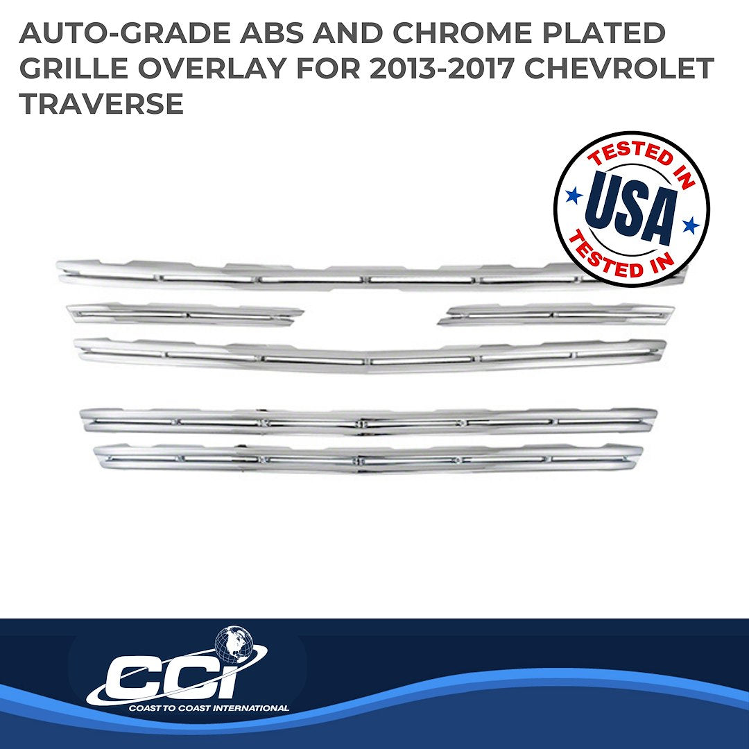 Coast To Coast GI117 Chrome Traverse Grille Overlay - image 2