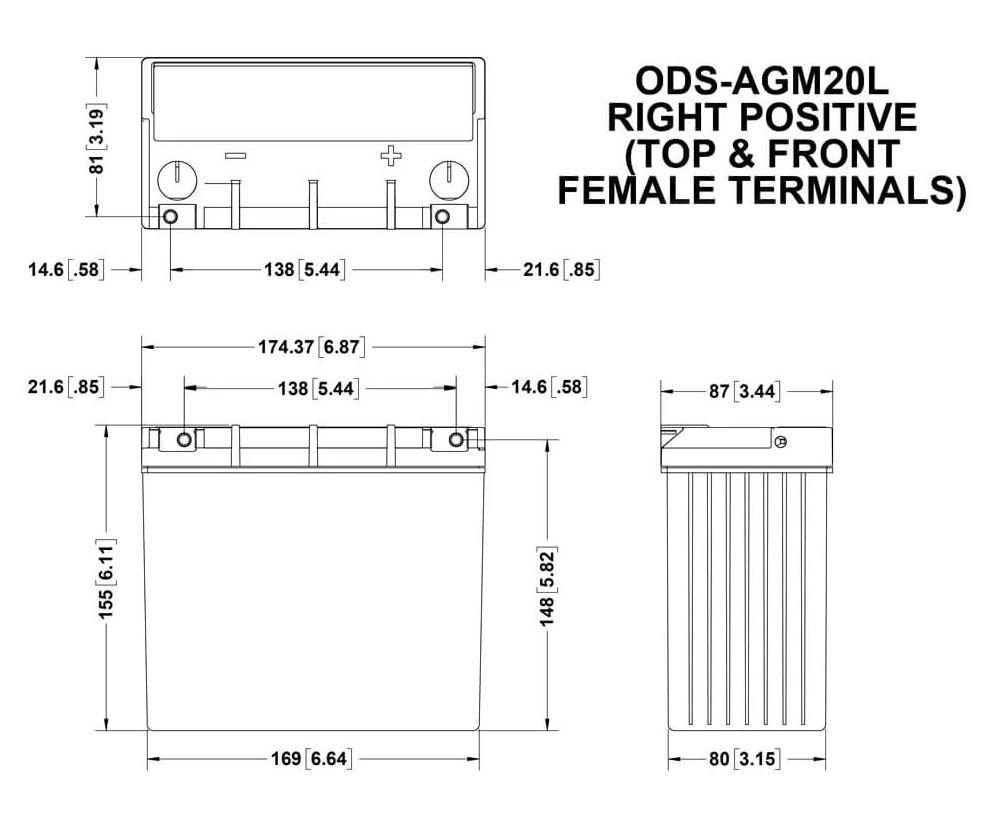 Odyssey Battery Ods-Agm20l Battery - image 4