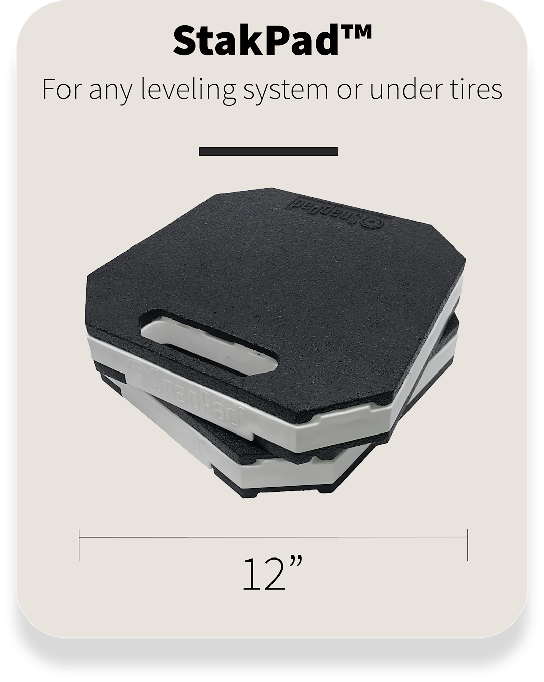 Snappad Stk2-White Trailer Stabilizer Jack Stand Pad - image 7