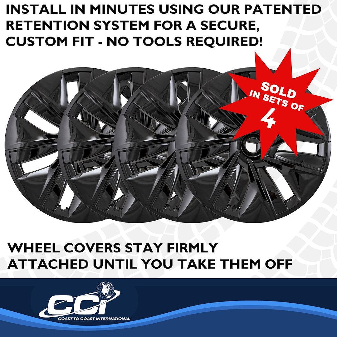 Coast To Coast 56619BLK Black 19-Inch Wheel Covers - image 6