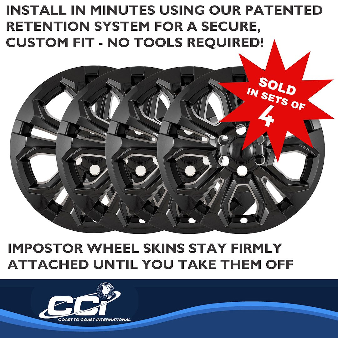 Coast To Coast IMP511BLK Silverado Black 20-Inch Wheel Skin - image 5