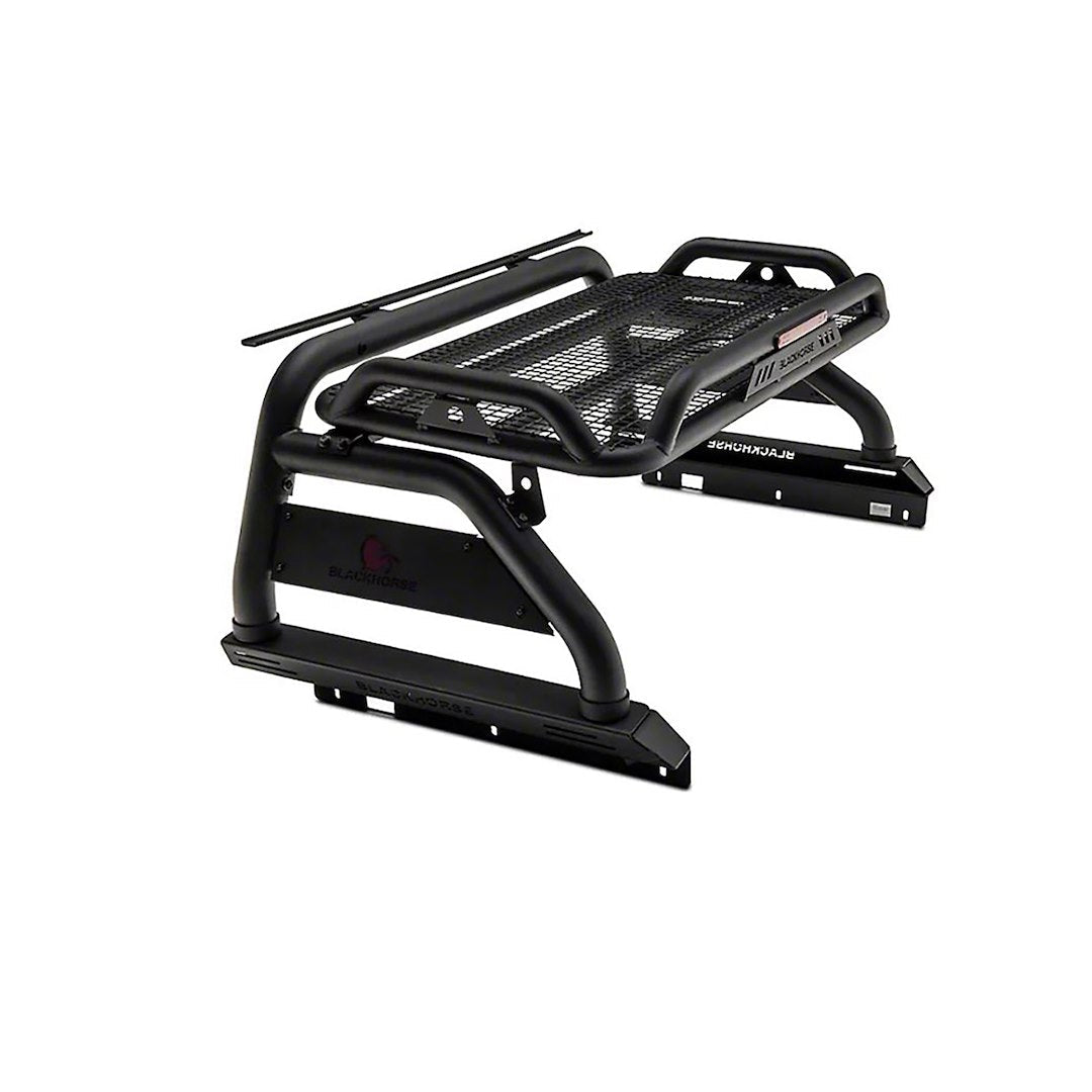 Black Horse Offroad ATRB5BK Tubular Powder Coated Steel Truck Bed Bar - image 1