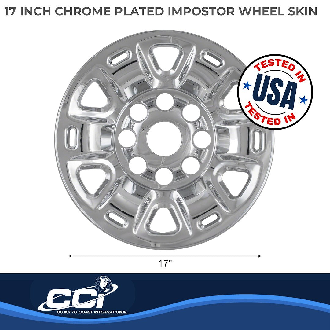 Coast To Coast IMP87X Chrome 17-Inch NV Cargo Wheel Skins - image 2