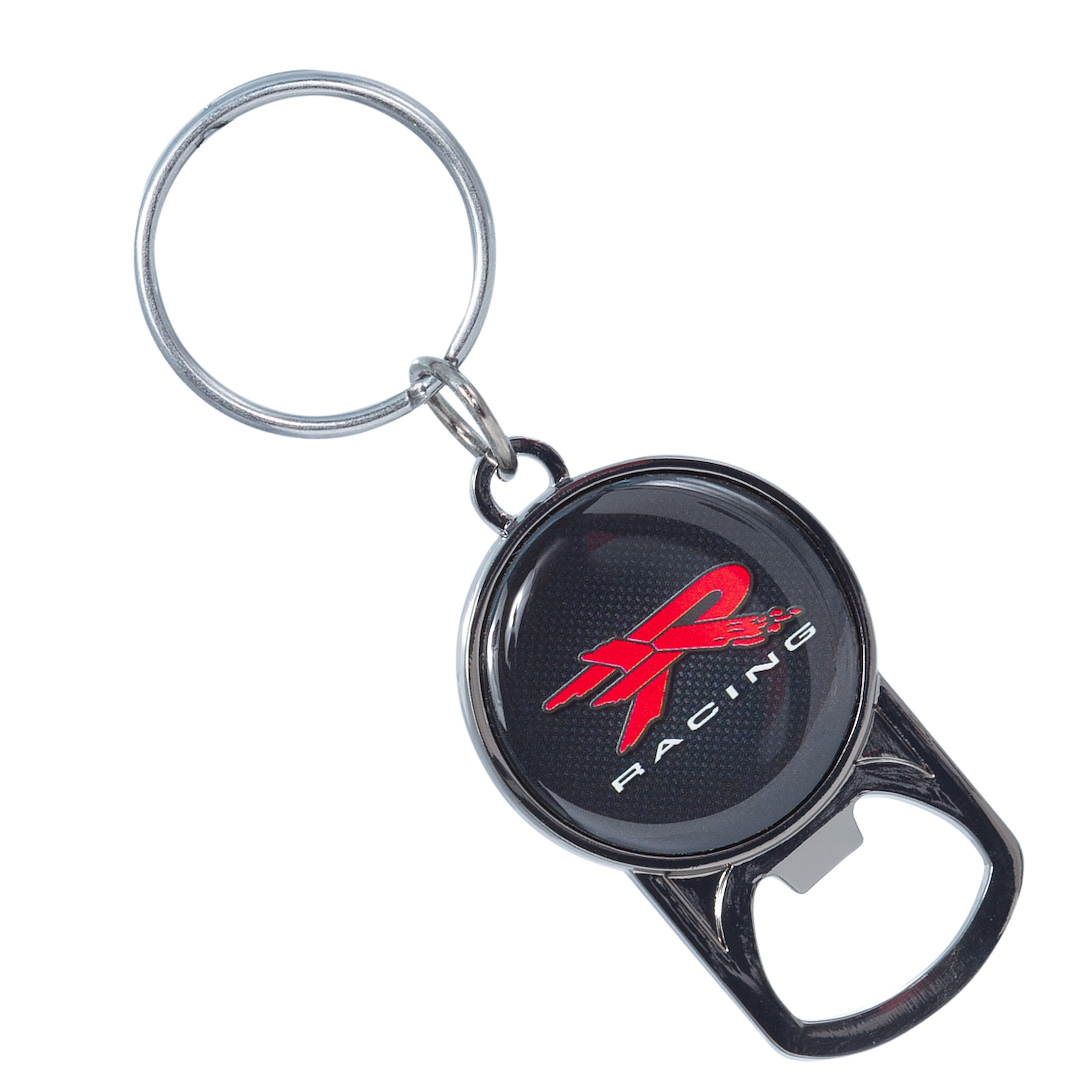 Plasticolor 004560R01 R Racing Bottle Opener Key Chain