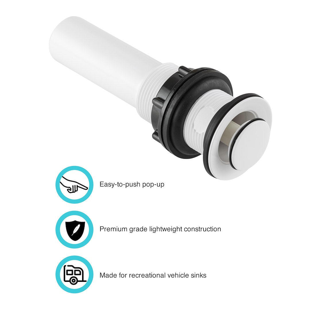 Dura Faucet Sink Drain Assembly (Dfpu202wt)