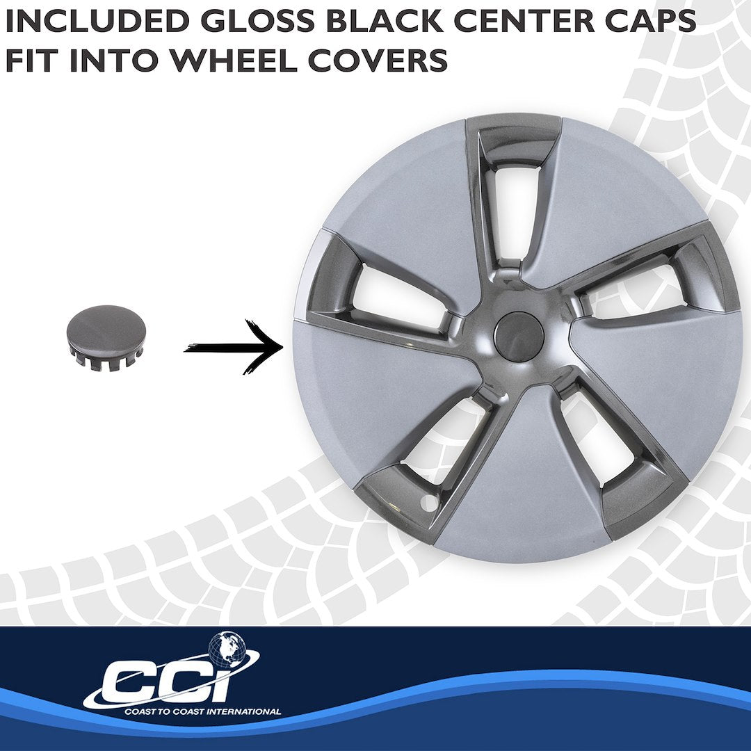 Coast To Coast 56518SC Silver 18-Inch Wheel Covers - image 4
