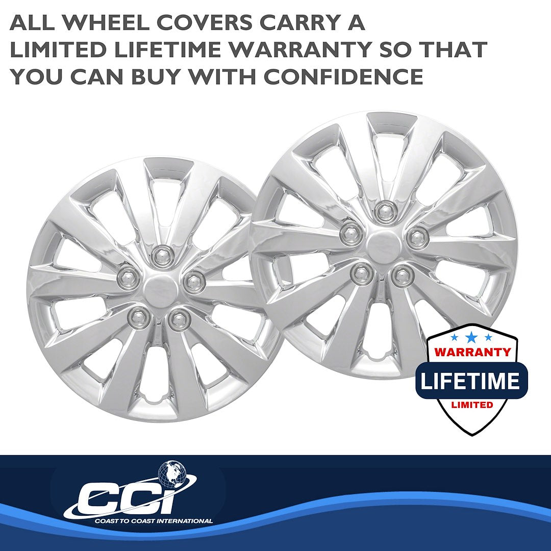 Coast To Coast 52116C Sentra 16-Inch Chrome Covers - image 3