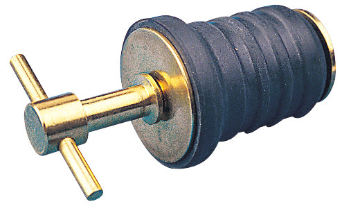 Sea Dog 520080-5 T-Handle Brass Boat Drain Plug