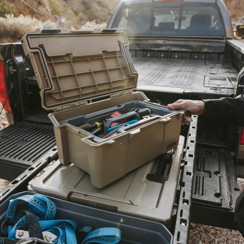 Decked A0010-SIXR-TAN Sixer 16 Tan Portable Organizer