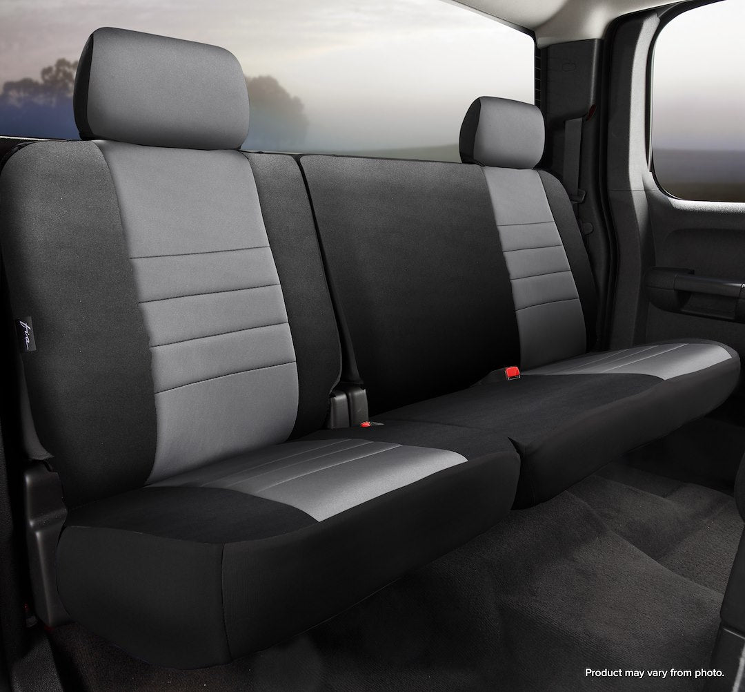 Fia NP92-38 GRAY Neo Neoprene Rear 60/40 Seat Cover