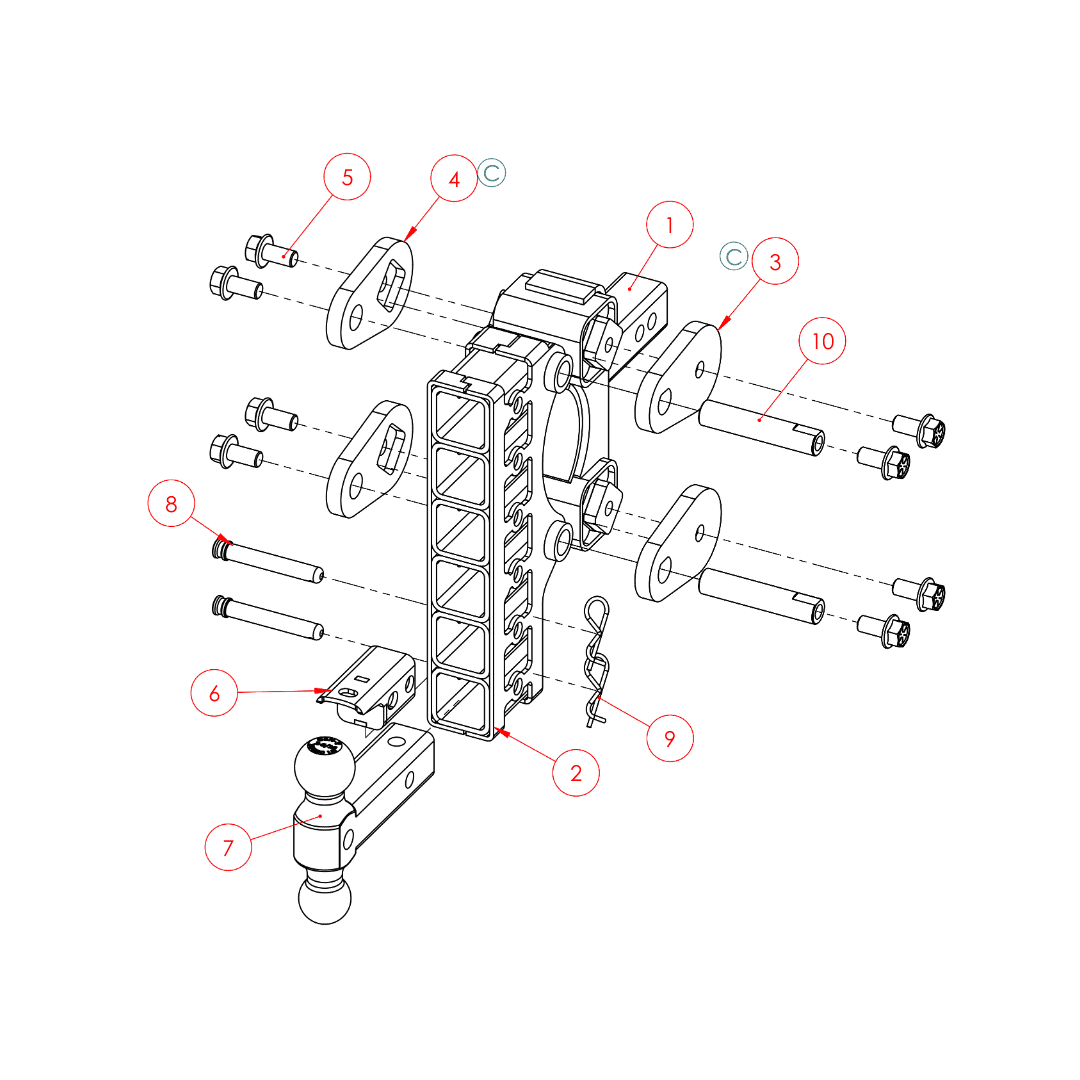 Gen-Y Hitch Gh-2325 Trailer Hitch Ball Mount - image 6