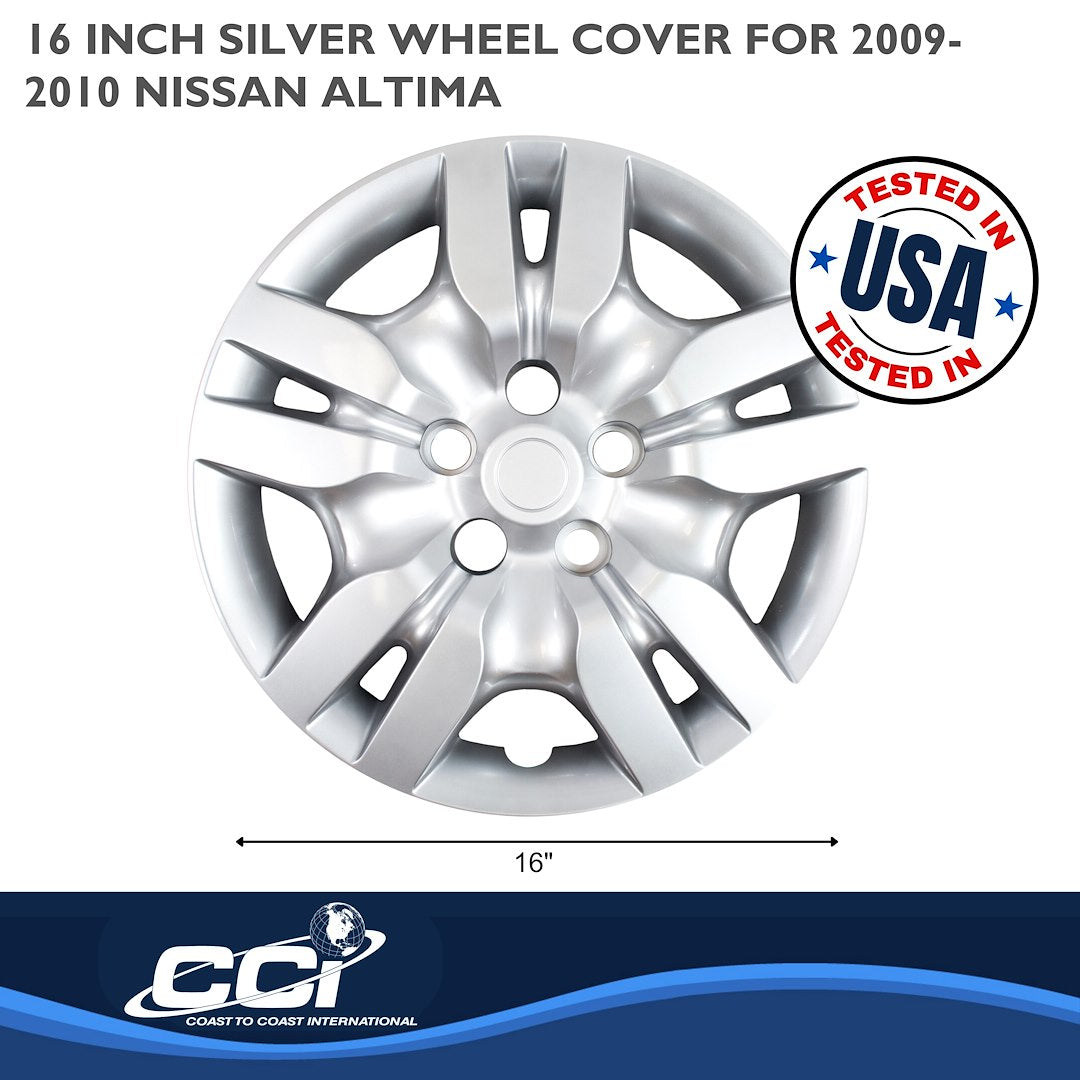 Coast To Coast 45516S Altima Silver 10-Spoke Covers - image 2