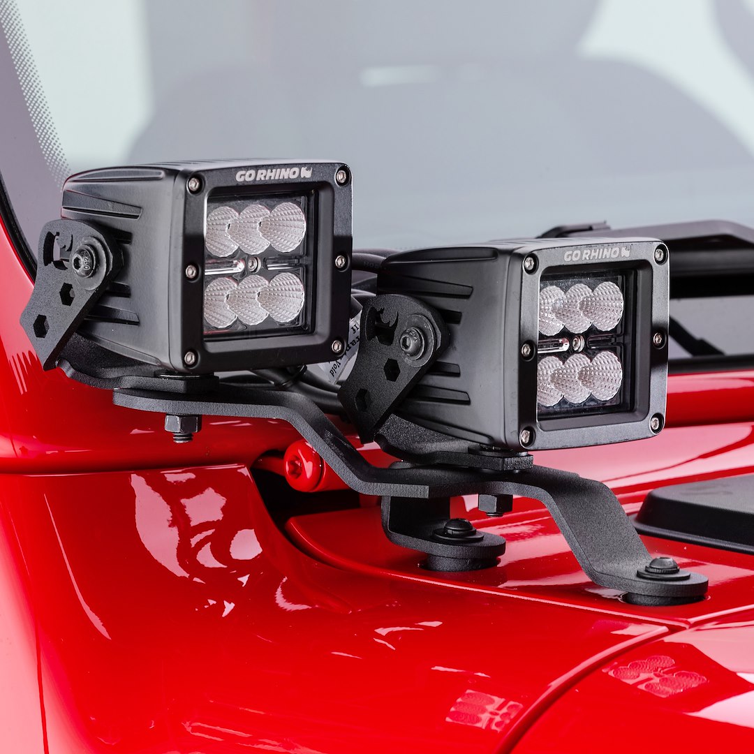 Go Rhino 730231T Jeep Wrangler Light Mounting Bracket
