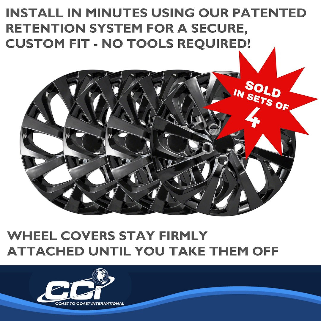 Coast To Coast 52816BLK Corolla 16-Inch Black Covers - image 5