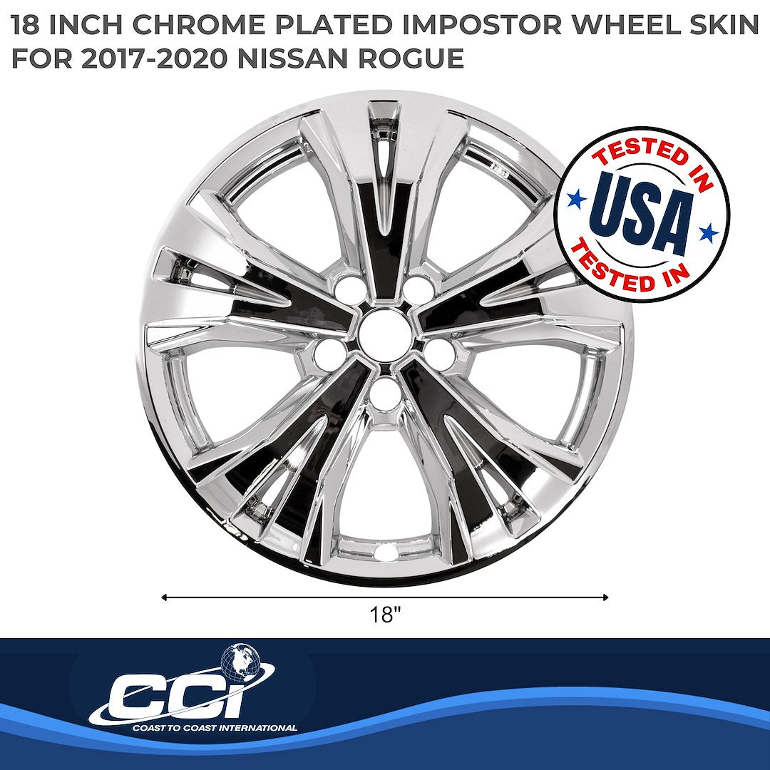 Coast To Coast IMP461X Rogue Chrome 18-Inch Wheel Skins - image 2