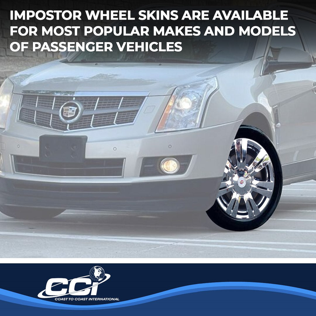 Coast To Coast IMP357X Chrome SRX Impostor Wheel Skins - image 7