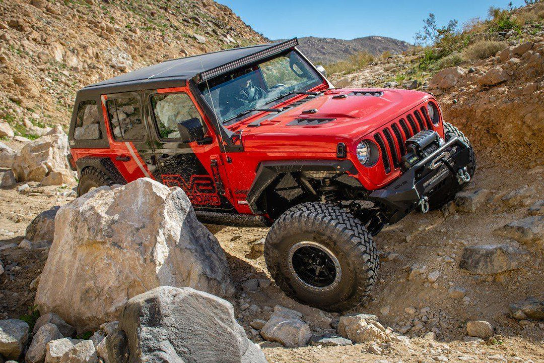 DV8 Offroad HDMBJL-TA Jeep JL Rubicon-Style Vented Hood