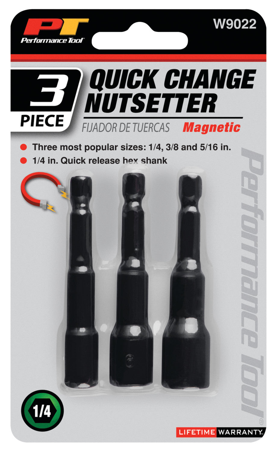 Performance Tool W9022 Drill Bit Socket Set