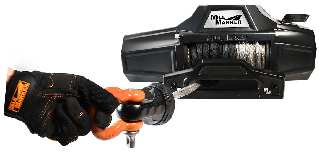 Mile Marker 60-12100-CB Aluminum Winch Cable Shackle Mount