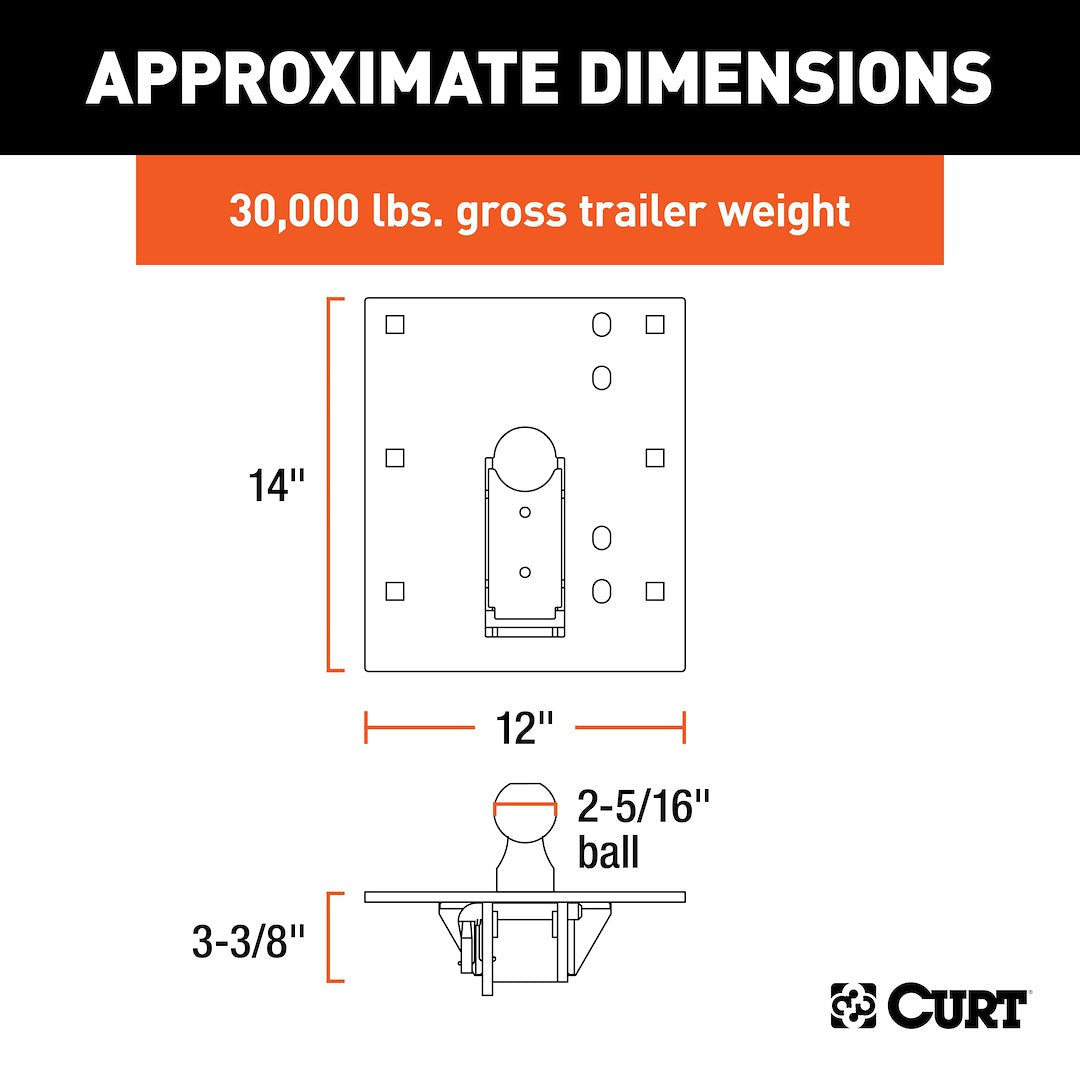 Curt 61052 Gooseneck Trailer Hitch - image 9