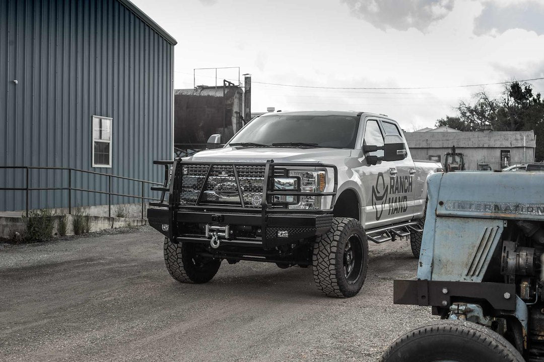 Ranch Hand Fbd255blr Sport Front Bumper with Grille Guard