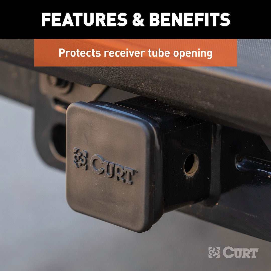 CURT Trailer Hitch Cover (22277) – Hitch Size: 2-1/2 Inch