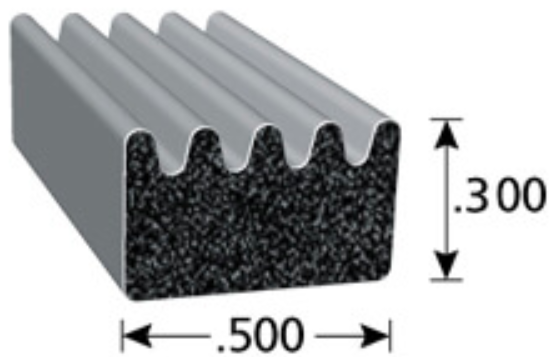 Trim-Lok X2897ht-25 Multi Purpose Weather Stripping