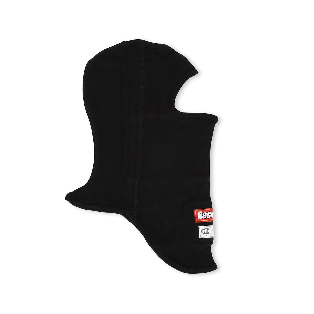 Racequip 433991 Black Single-Layer Flame-Resistant Hood