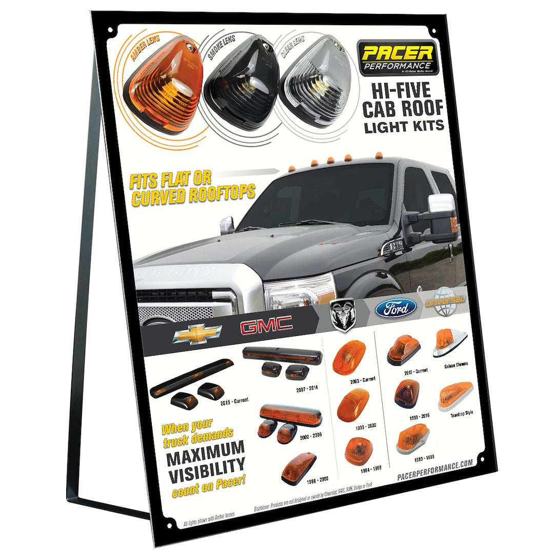 Pacer Performance 79-620 Hi-5 Cab-Light Retail Display
