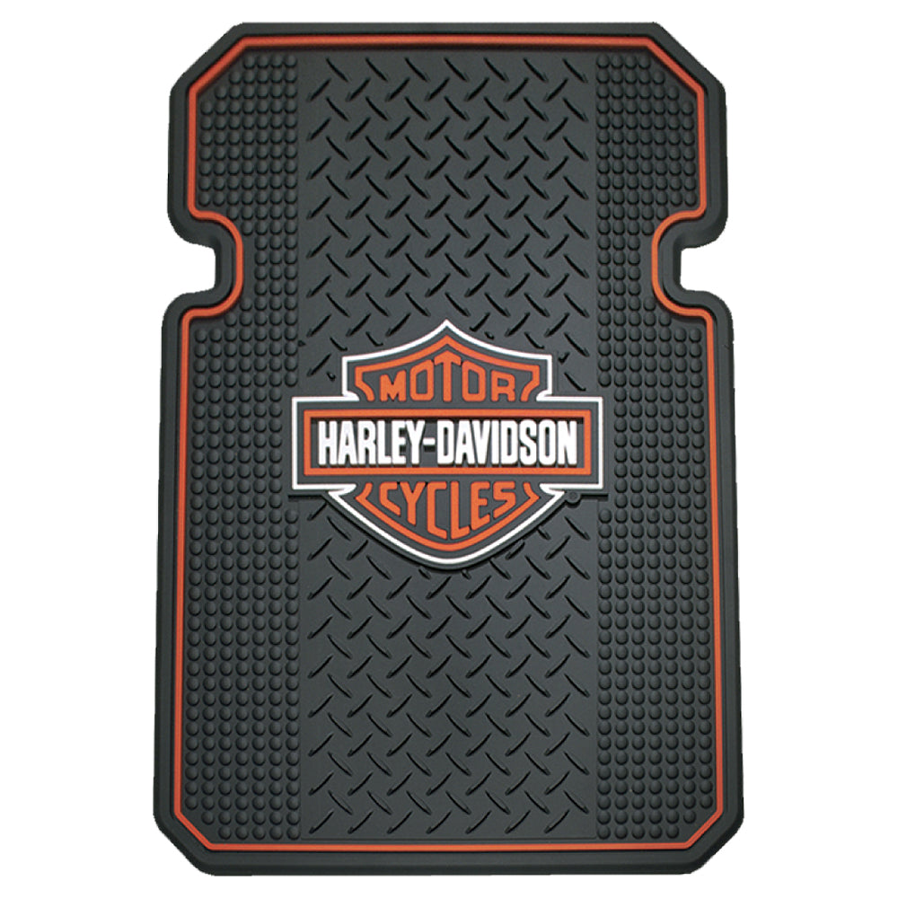 Plasticolor 001539R01 Harley-Davidson Bar and Shield Floor Mat